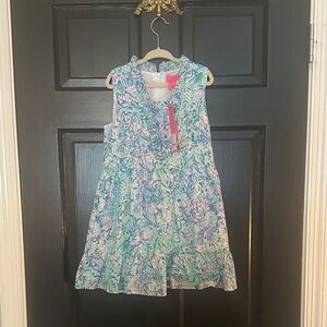 Lilly Pulitzer Kids Dress - Blue and Pink Floral